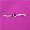 Cz Moti Bracelet With Rhodium Plating