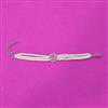 Cz Moti Bracelet With Rhodium Plating