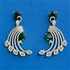 Cz Classic Earring With 2 Tone Plating