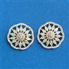 Cz Tops With 2 Tone Rhodium Plating