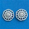 Cz Tops With 2 Tone Rhodium Plating