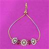 Cubic Zirconia Adjustable Bracelet With 2 Tone Plating