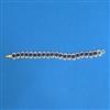 Cubic Zirconia Classic Bracelet With 2 Tone Plating