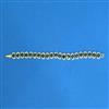 Cubic Zirconia Classic Bracelet With 2 Tone Plating