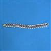 Cubic Zirconia Classic Bracelet With 2 Tone Plating