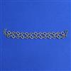 American Diamond Classic Bracelet with Rhodium Plating 2 Tone Plating Mehndi Plating
