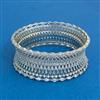 Cubic Zirconia Classic Bangles With Rhodium Plating