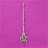 Cubic Zirconia Classic Tikka With 2tone Rhodium Plating