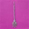 Cubic Zirconia Classic Tikka With 2tone Rhodium Plating