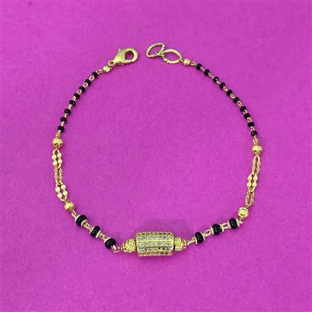 Cubic Zirconia Classic Bracelet With Gold Plating