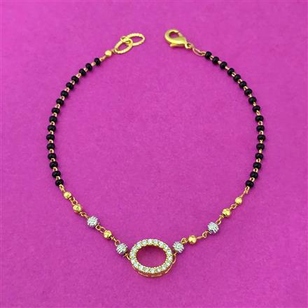 Cubic Zirconia Classic Bracelet With 2 Tone Plating