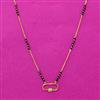 Cubic Zirconia Dokiya Mangalsutra With Gold Plating