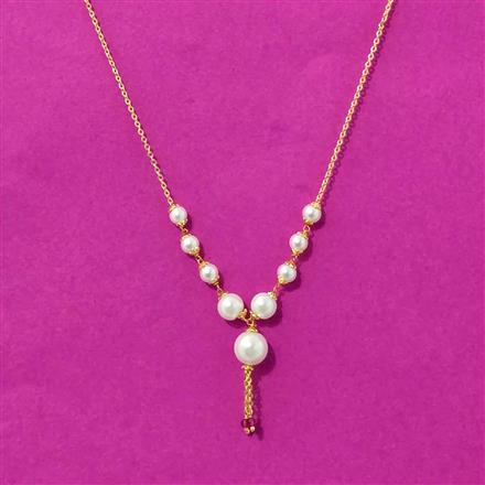Cubic Zirconia Mala Necklace With Gold Plating