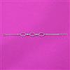 Cubic Zirconia Classic Bracelet With Rhodium 2 Tone Plating