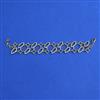 American Diamond Classic Bracelet with Rhodium Plating 2 Tone Plating Mehndi Plating