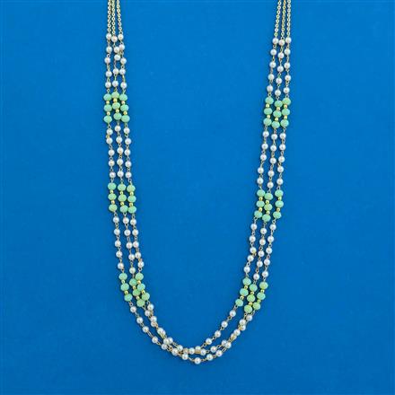 American Diamond Classic Mala With Gold Plating
