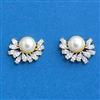 Cubic Zirconia Tops With 2tone Rhodium Plating
