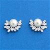 Cubic Zirconia Tops With 2tone Rhodium Plating