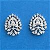 Cubic Zirconia Tops With 2tone Rhodium Plating