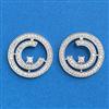 Cubic Zirconia Tops With 2tone Rhodium Plating
