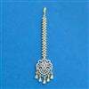 Cubic Zirconia Classic Tikka With Mehndi 2tone Rhodium Plating