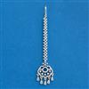 Cubic Zirconia Classic Tikka With Mehndi 2tone Rhodium Plating