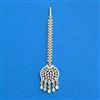Cubic Zirconia Classic Tikka With Mehndi 2tone Rhodium Plating