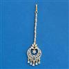 Cubic Zirconia Classic Tikka With Mehndi 2tone Rhodium Plating