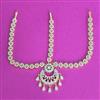 Cubic Zirconia Classic Damini With 2tone Rhodium Plating
