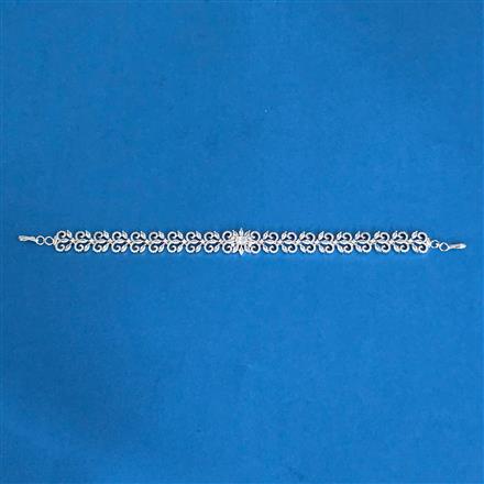 Cubic Zirconia Classic Shishful With 2tone Rhodium Plating