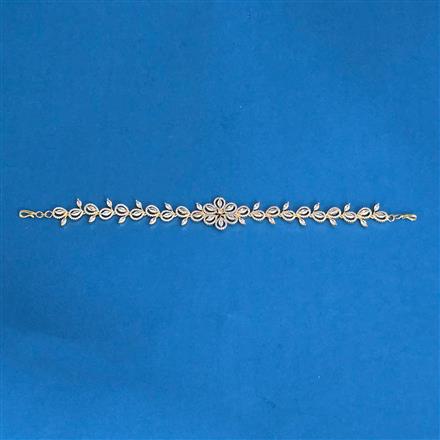 Cubic Zirconia Classic Shishful With 2tone Rhodium Plating