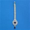 Cubic Zirconia Classic Tikka With 2tone Plating