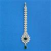 Cubic Zirconia Classic Tikka With 2tone Plating