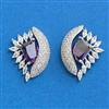 Cubic Zirconia Tops With Rhodium Plating