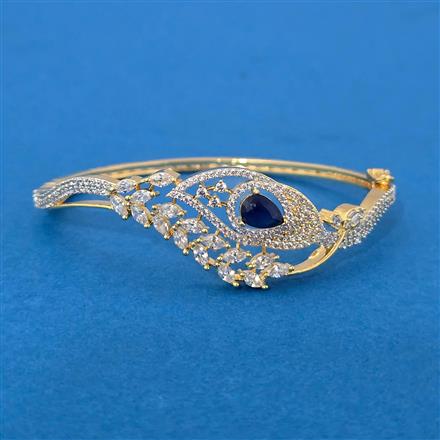 Cz Openable Kada With 2 Tone Plating
