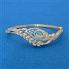 Cz Openable Kada With 2 Tone Plating