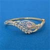 Cz Openable Kada With 2 Tone Plating
