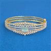 Cz Openable Kada With 2 Tone Plating