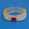 Cz Openable Kada With 2 Tone Plating