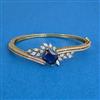 Cz Openable Kada With Mehndi Plating