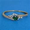 Cz Openable Kada With Mehndi Plating