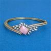 Cz Openable Kada With Mehndi Plating
