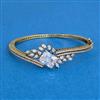 Cz Openable Kada With Mehndi Plating