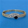 Cz Openable Kada With Mehndi Plating