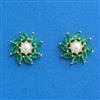 Cubic Zirconia Tops With Gold Plating
