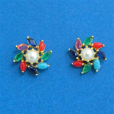 Cubic Zirconia Tops With Gold Plating