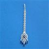 Cubic Zirconia Classic Tikka With Rhodium Plating