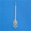 Cubic Zirconia Classic Tikka With Rhodium Plating