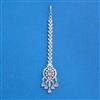 Cubic Zirconia Classic Tikka With Rhodium Plating