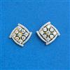 Cz Tops With 2 Tone Rhodium Plating